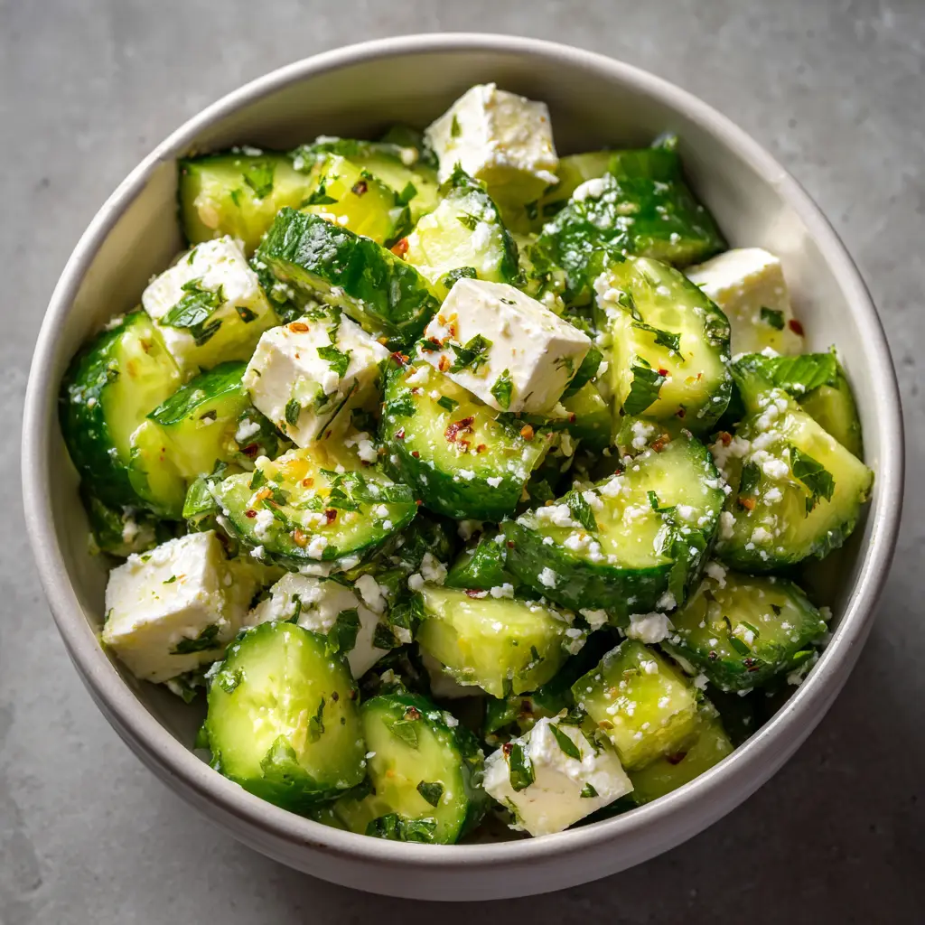 Cucumber Feta Salad 