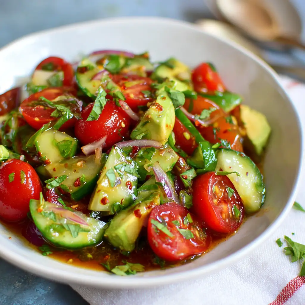 Cucumber Tomato Avocado 