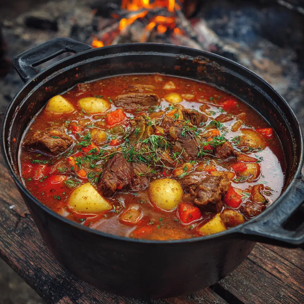 Dutch oven beef stew