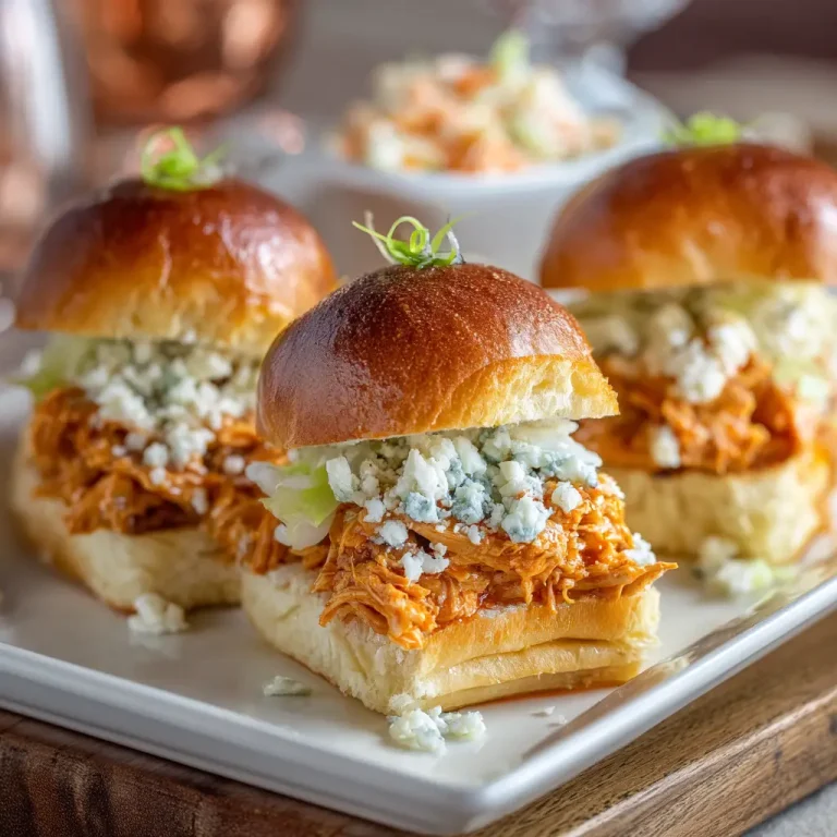 Buffalo Chicken Sliders Recipe: Spicy, Juicy, and Easy to Make