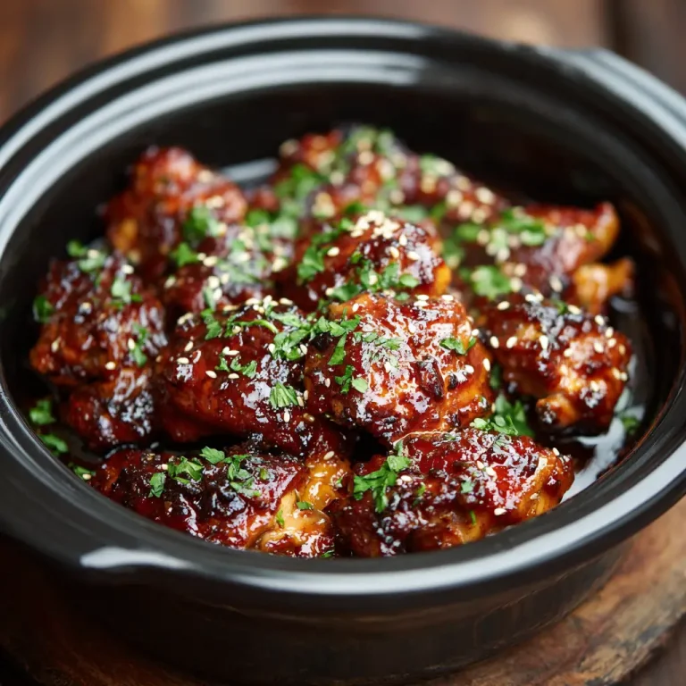 Slow Cooker Honey Garlic Chicken Recipe | Easy and Delicious