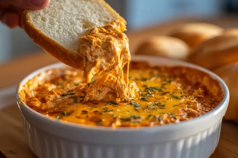 Easy Buffalo Chicken Dip with Canned Chicken