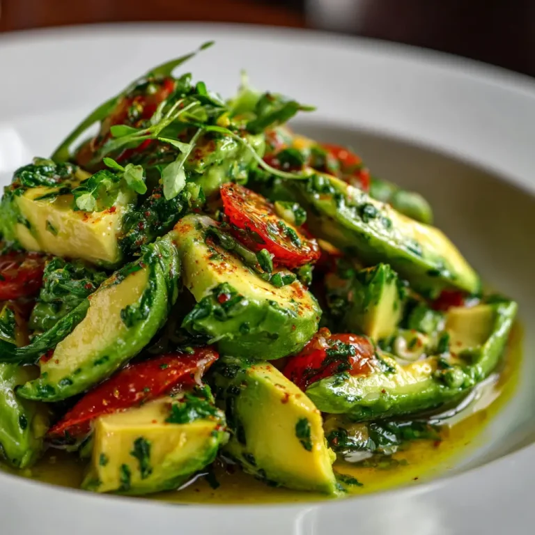 Avocado Salad Fresh Healthy and Easy Homemade Recipe