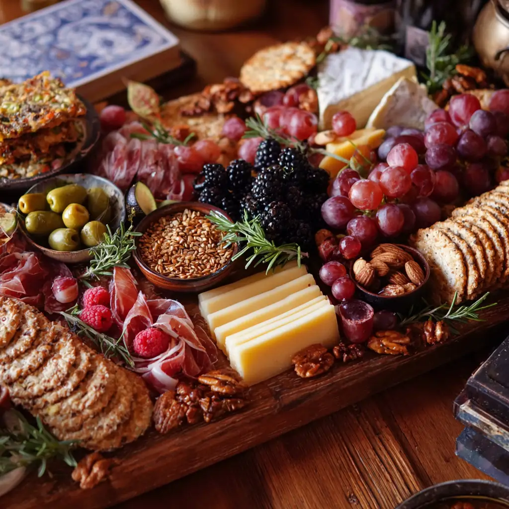 charcuterie board for entertaining