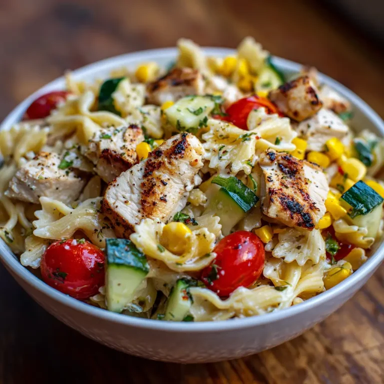 Chicken Pasta Salad Recipe | Easy, Healthy, and Delicious