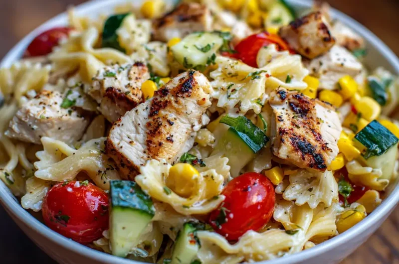 Chicken Pasta Salad Recipe | Easy, Healthy, and Delicious