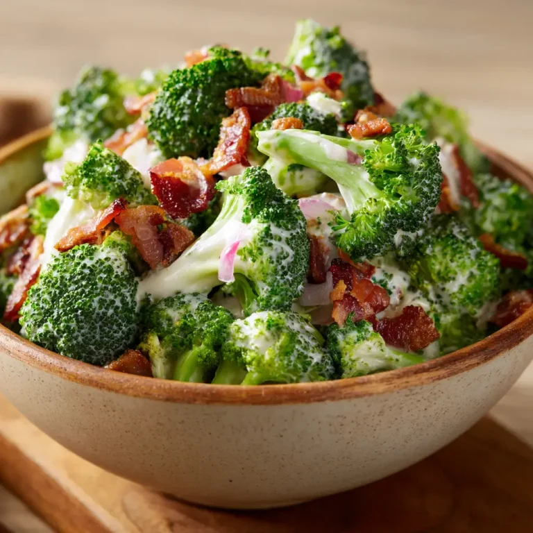 Broccoli Salad with Bacon Easy Creamy Classic Recipe