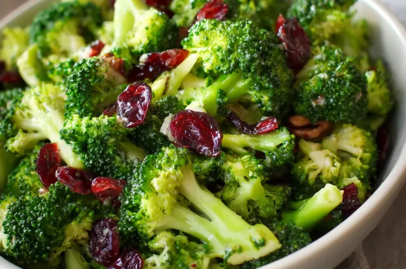 Broccoli Salad with Cranberries Easy Healthy Recipe Guide