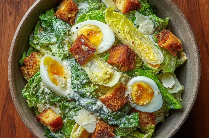 Caesar Salad Classic Recipe Ingredients Nutrition and Easy Preparation Guide