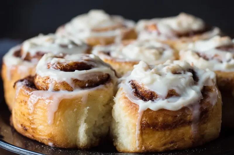 Cinnamon Rolls with Cream Cheese Frosting Recipe | Soft and Homemade