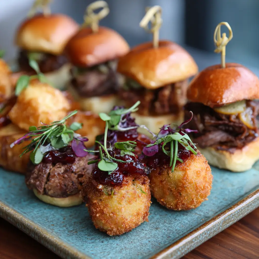 sliders and bites