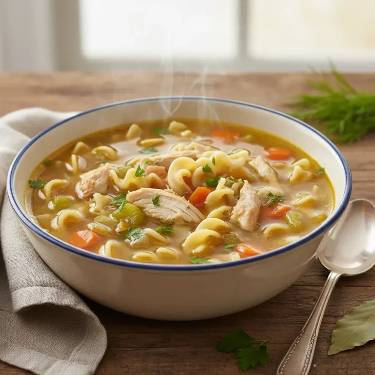 Chicken and Noodles Recipe Classic Comfort Food Dinner