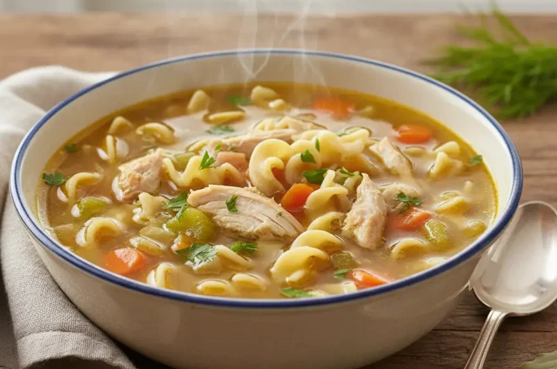 Chicken and Noodles Recipe Classic Comfort Food Dinner