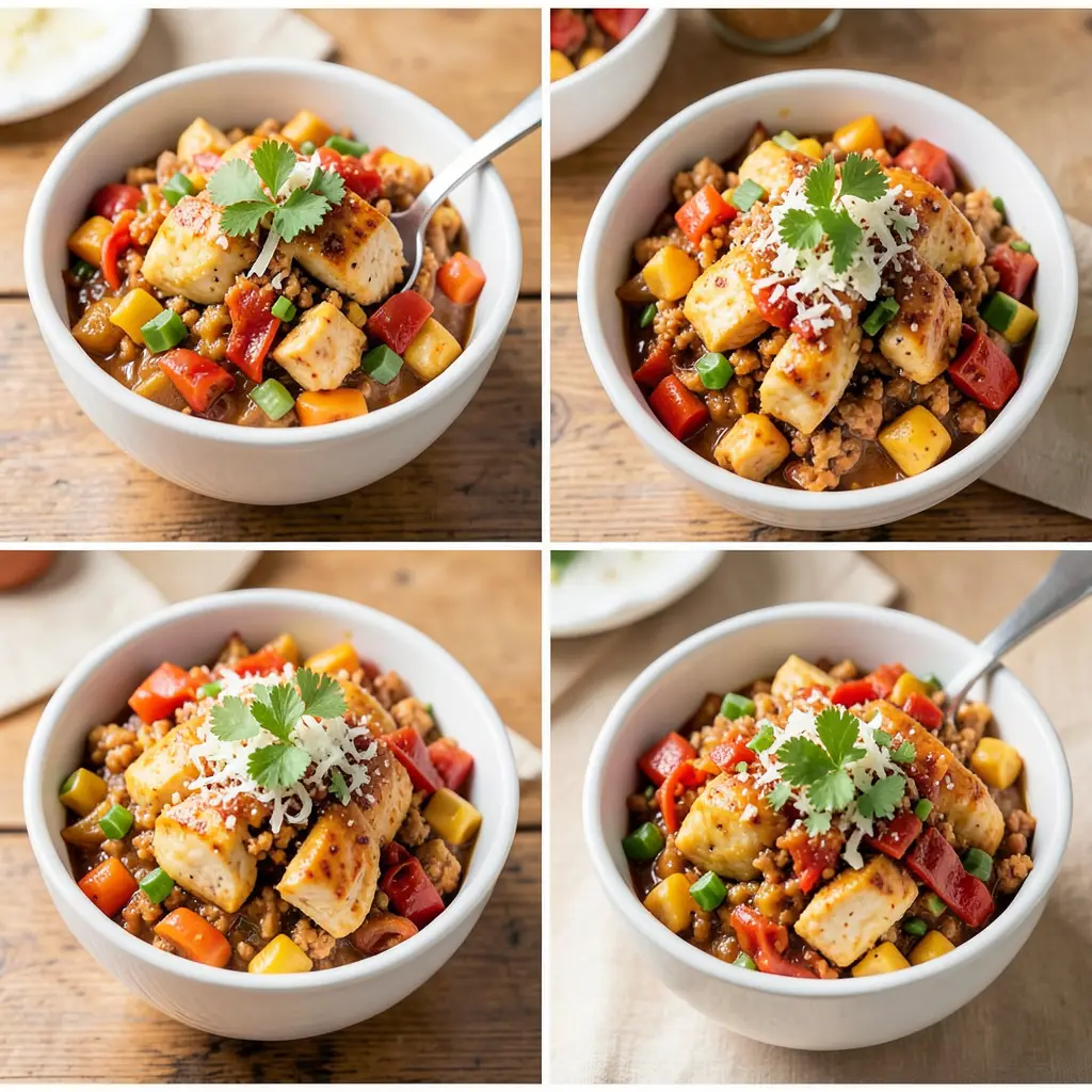 chicken-enchilada-bowls
