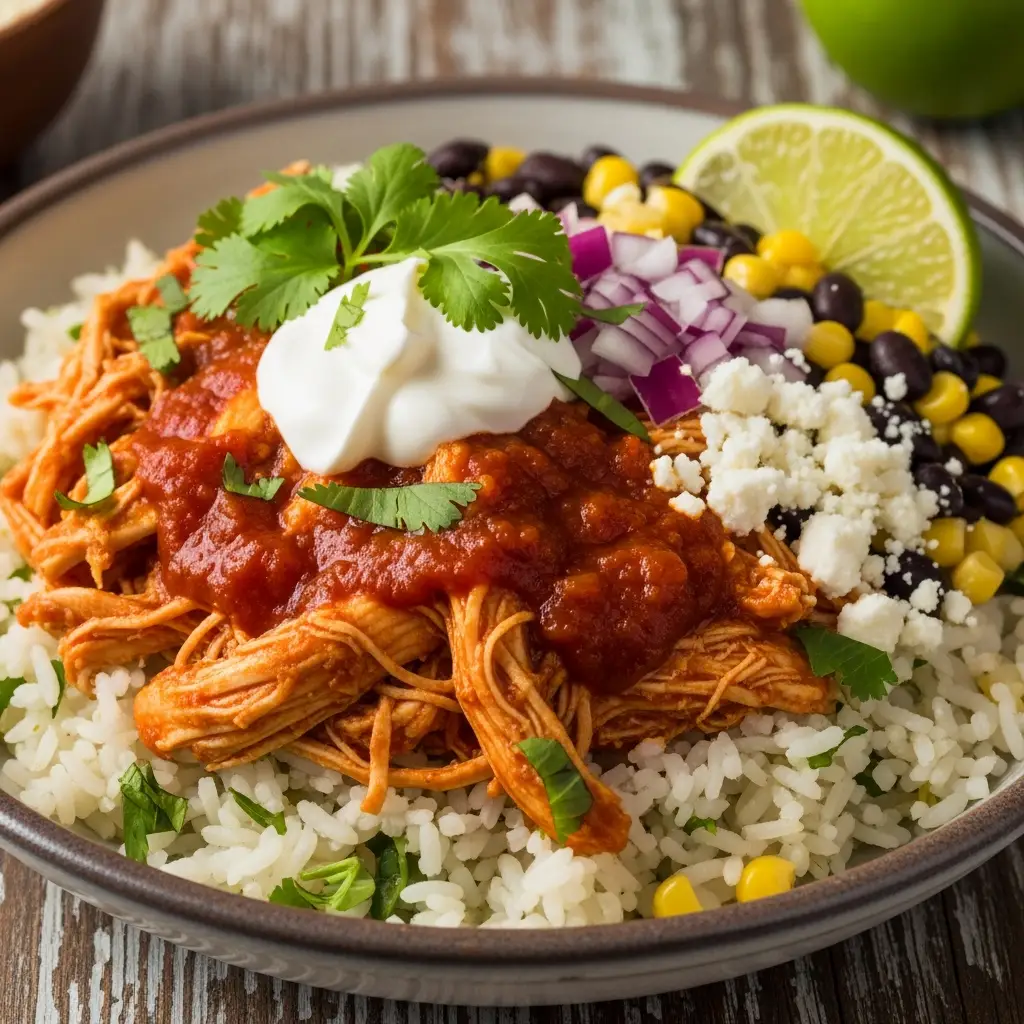 chicken-enchilada-bowls