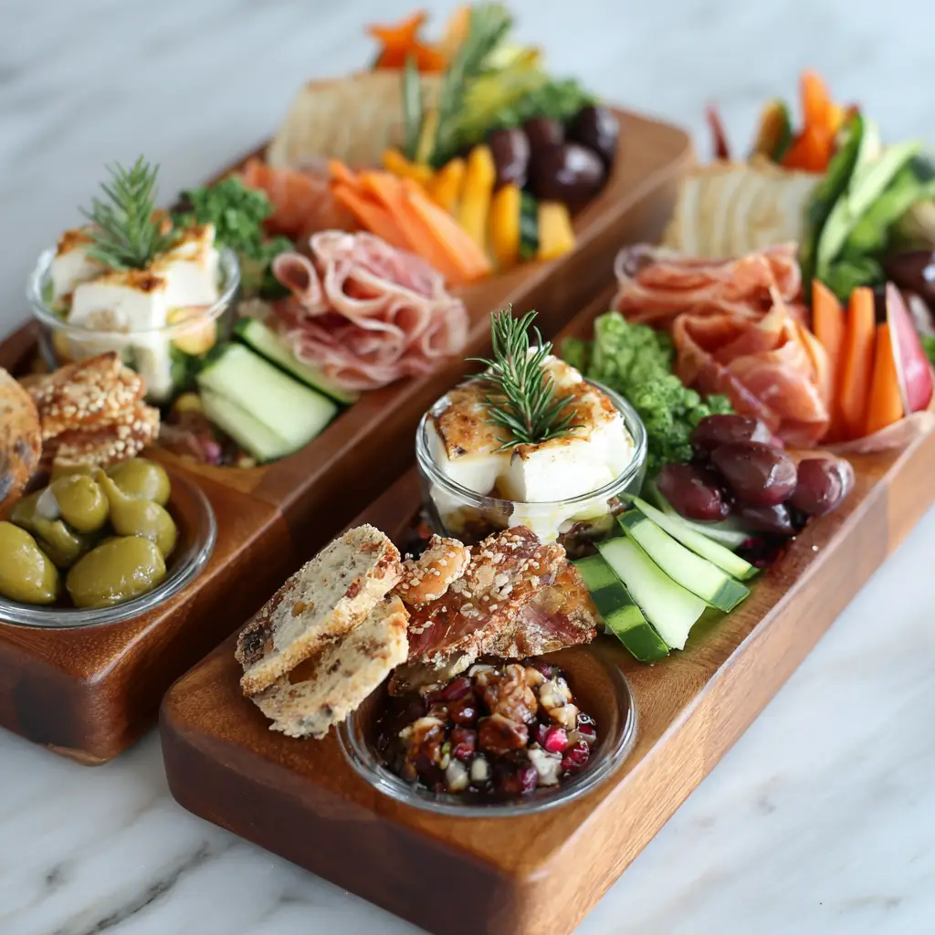 mini snack platters