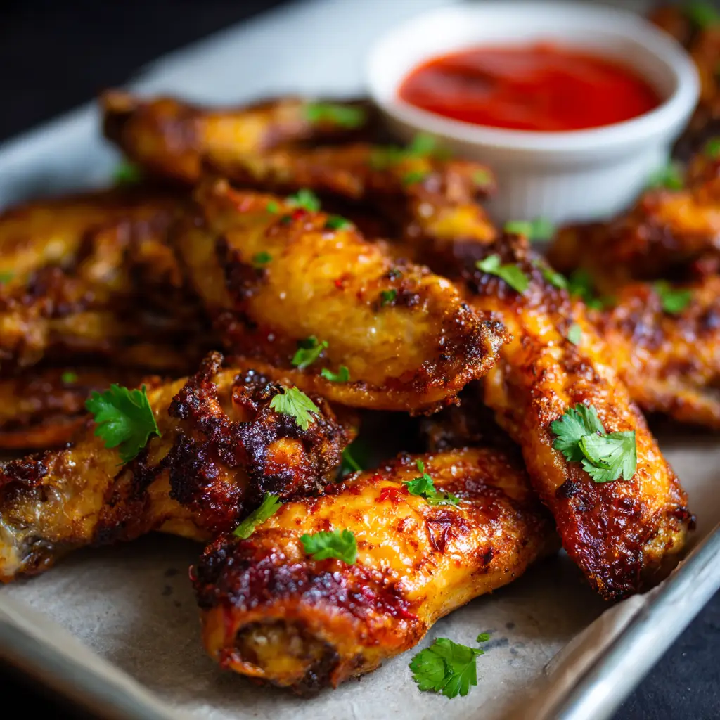 oven baked chicken wings.