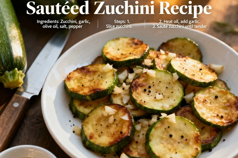 Sautéed Zucchini Recipe Quick and Healthy Garlic Zucchini Side Dish