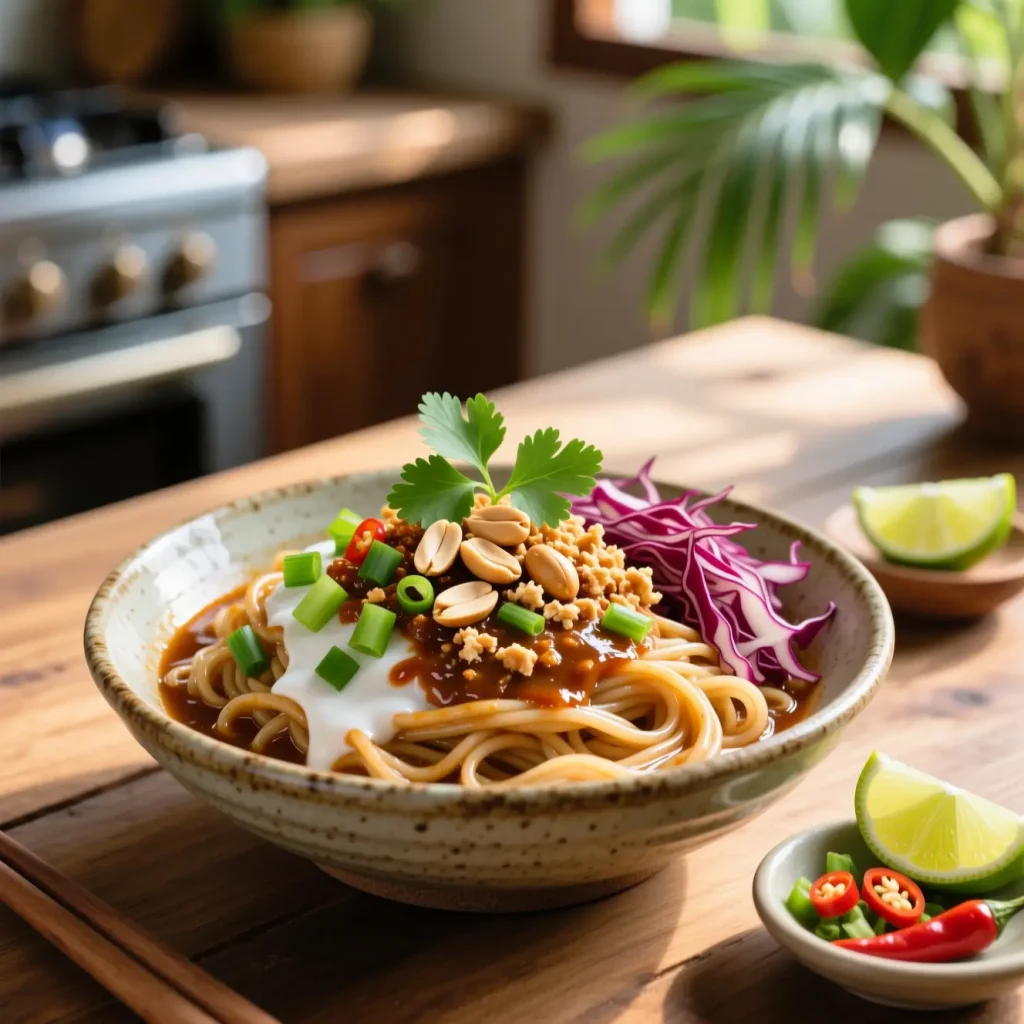 thai peanut noodles