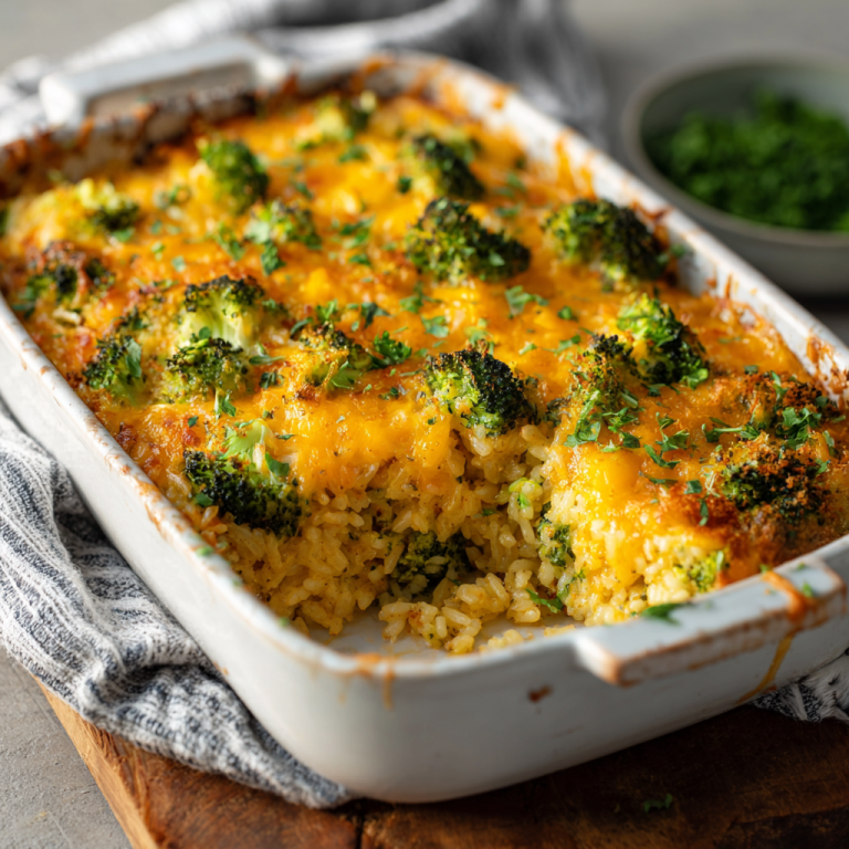 Cheesy Broccoli Rice Casserole That Everyone Will Love