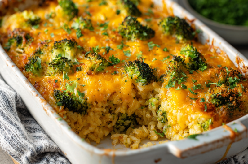 Cheesy Broccoli Rice Casserole That Everyone Will Love