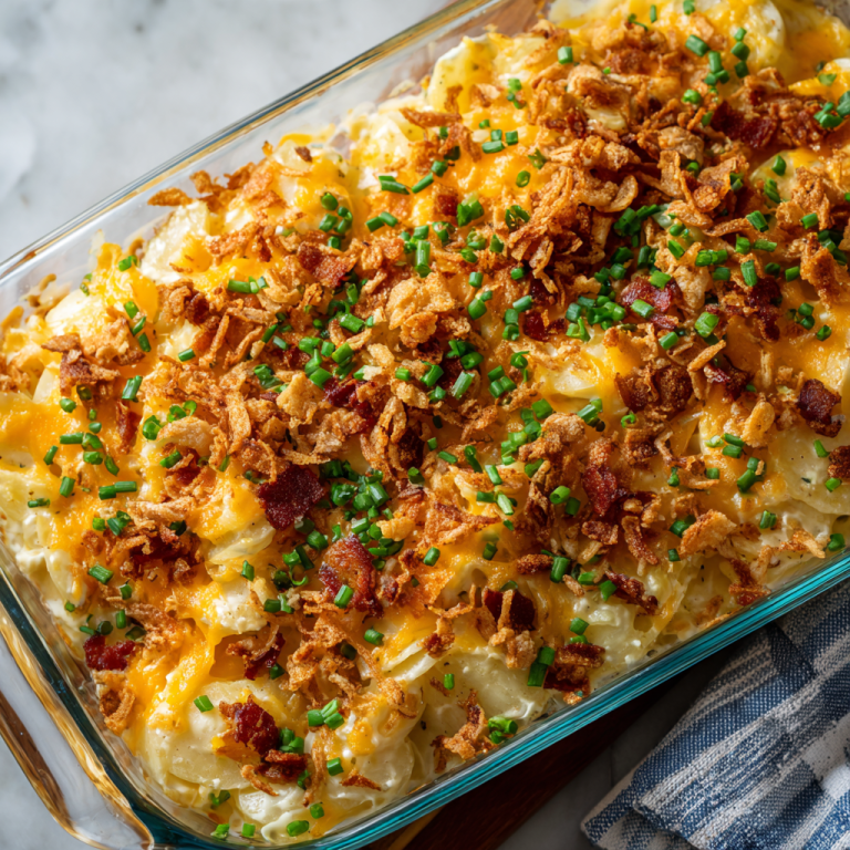 Cheesy Potato Casserole Recipe That Delivers Creamy Comfort in Every Bite