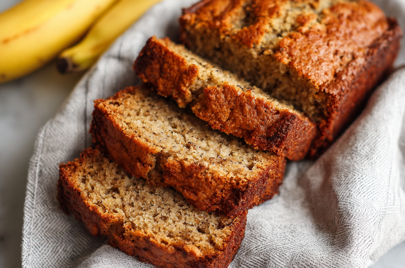 Coconut Flour Banana Bread Recipe Soft Moist and Naturally Gluten Free